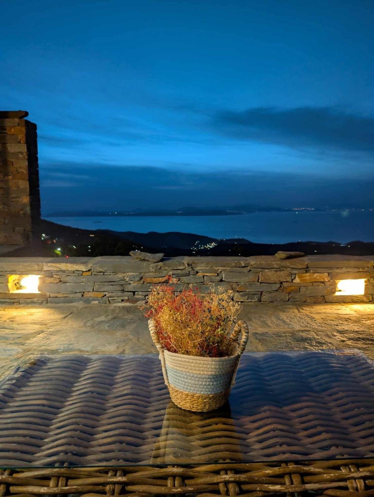 Cycladic Villa With Sea View! Ioulis Exterior photo